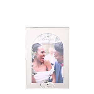 Képkeret - boltíves, gyűrűkkel, 10x15 Képkeret az AMORE BY JULIANA®- tól esküvőre, évfordulóra.