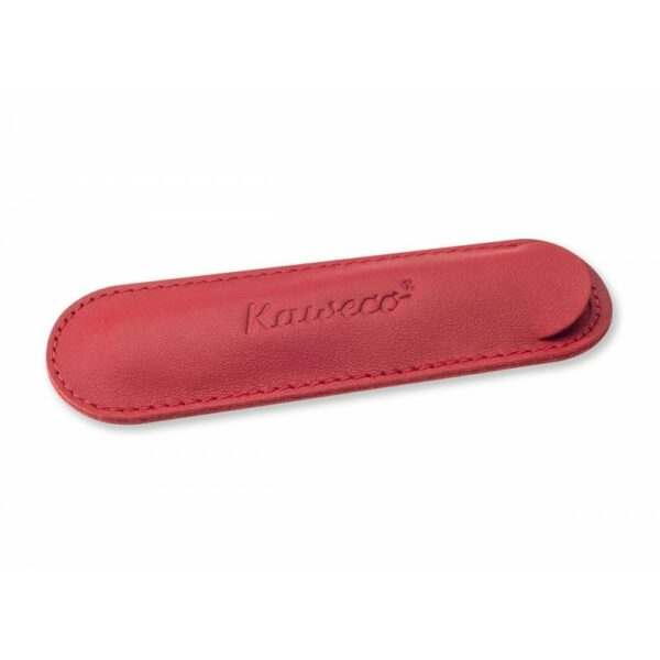 KAWECO bőr tolltartó piros.
