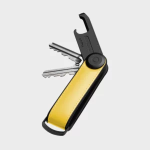 Orbitkey kulcstartó szett, Hybrid bőr - napsárga. Elegáns és luxus kulcstartó, kiváló minőségű, időtálló felsőrétegű bőrből. Könnyű védőbevonattal ellátva a tartósság növelése érdekében.