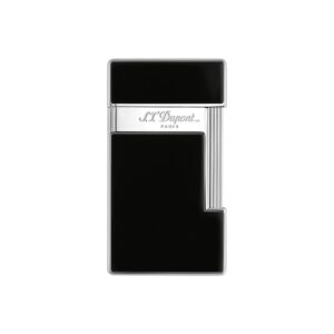 S.T. Dupont Slimmy öngyújtó – fekete króm. Az S.T. Dupont Slimmy az ikonikus Ligne 2 és a legendás Slim 7 modellek inspirációját viseli tovább, modern torch („szúróláng”) kivitelben.