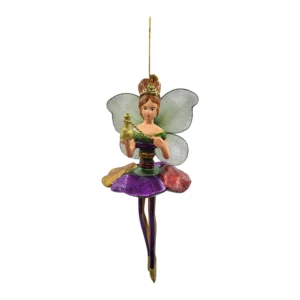 Virágoslány dísz. Ez a bájos virágoslány dísz igazi ékszere lehet otthonának vagy karácsonyfájának.