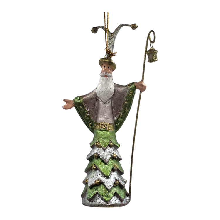 Varázsló dísz - ezüst zöld. Ez a különleges, ezüst zöld varázsló dísz nemcsak ünnepi lakásdekoráció, hanem egy kedves figyelmesség is lehet szeretteid számára.