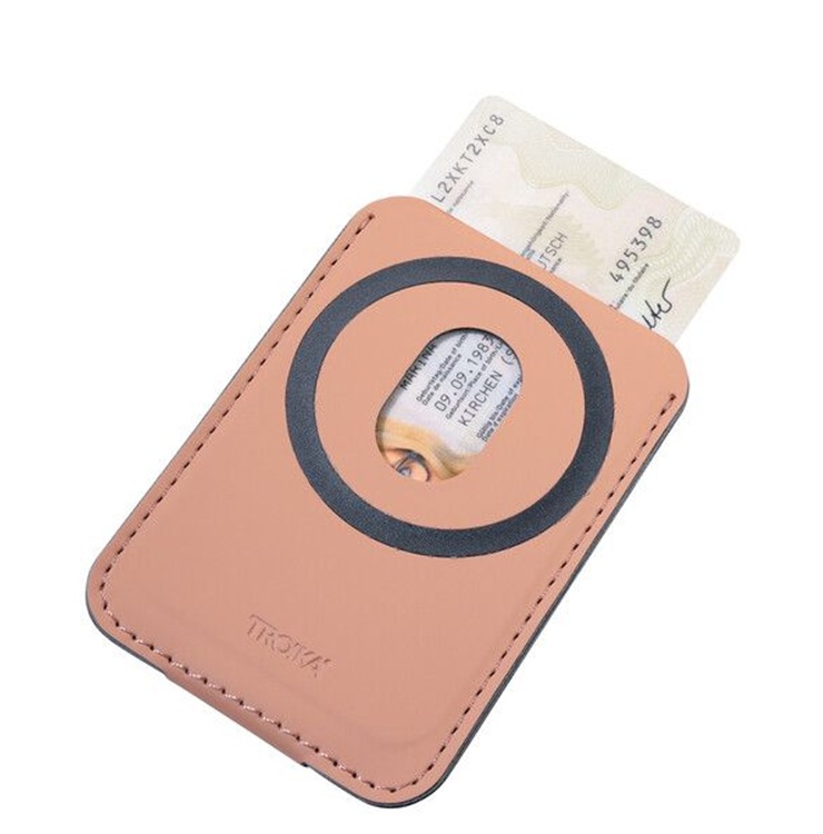 Bankkártyatartó „HILDECARD MOCHA”. Kártyatartóként lehet használni 1-2 kártya számára (pl. személyi igazolvány, bankkártya) — tehát nem egy nagy pénztárca, hanem minimalista megoldás.