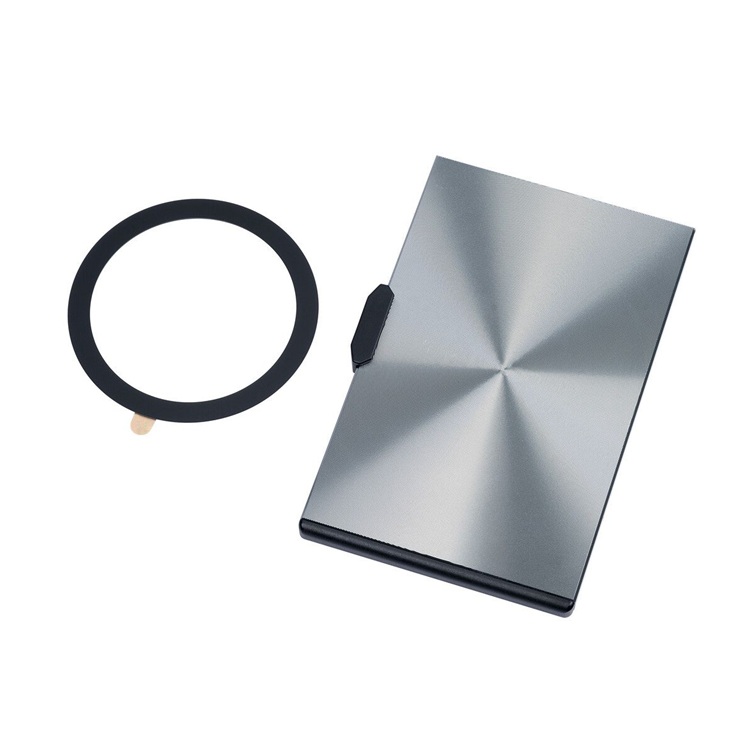 Kártyatartó „EDELCARD”. Kártyatartóként lehet használni, legfeljebb 3 kártya (pl. személyi igazolvány, jogosítvány, bankkártya) fér el benne — tehát nem egy nagy pénztárca, hanem minimalista megoldás.