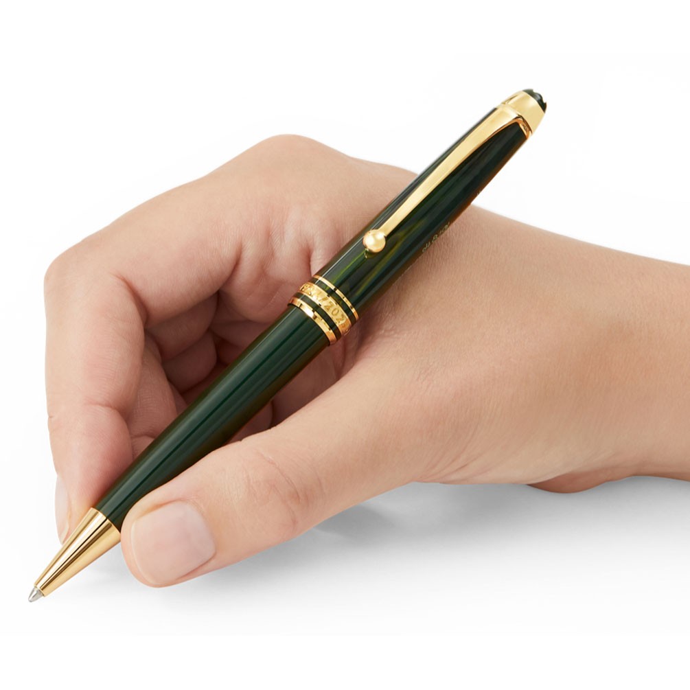 Meisterstück The Origin Collection Classique golyóstoll - a jubileumi kiadást egy különleges kupakgyűrű díszíti, amelyen az "1924" és a "2024" évszámok szerepelnek.