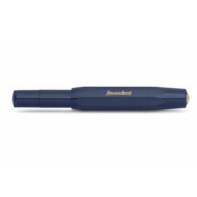KAWECO CLASSIC SPORT gél rollertoll, 0.7mm fine, navy. A Kaweco Classic Sport széria a márka leghíresebb, 1930-as évekből származó, nyolcszögletű dizájnját hozza el egy modern és rendkívül sima gél rollertoll kivitelben.