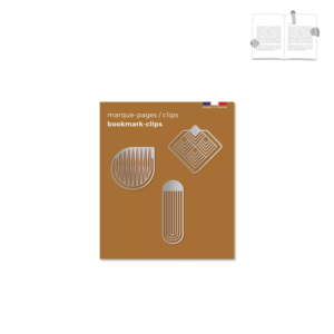 Könyvklipsz Szett - matt ezüst. A klipsznek köszönhetően bármilyen méretű könyvhöz ideális.