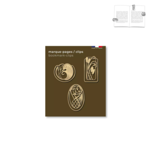 Könyvklipsz Szett - Art Roseau. A klipsznek köszönhetően bármilyen méretű könyvhöz ideális.