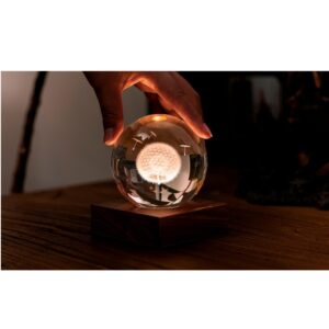 Kristálylámpa - Pitypang. Varázsoljon különleges hangulatot otthonába az Amber Crystal Light kristálylámpával.
