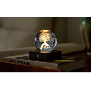 Kristálylámpa - Életfa. Varázsoljon különleges hangulatot otthonába az Amber Crystal Light kristálylámpával.