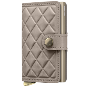 Secrid bankkártyatartó - Miniwallet Emboss Diamond Chalk. Minimalista megjelenés, maximális funkcionalitás.