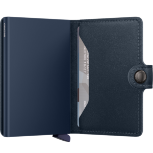 SECRID bankkártyatartó - Miniwallet Original Navy Navy, 6-os. A Miniwallet Original egy kisméretű, de nagy tárolókapacitású, alumíniumból és természetes fényű bőrből készült bankkártyatartó fekete színben.