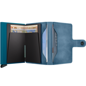 Secrid bankkártyatartó - Miniwallet Vintage Teal. A Miniwallet amilyen kisméretű, olyan nagy a tárolókapacitása, minden zsebben elfér.