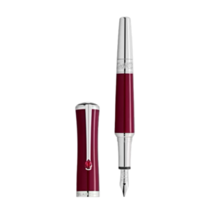 Montblanc Maria Callas Special Edition Töltőtoll. A Montblanc Maria Callas Special Edition Ruby-Coloured a 20. század egyik legkarizmatikusabb szopránjának és elismert stílusikonjának állít emléket.