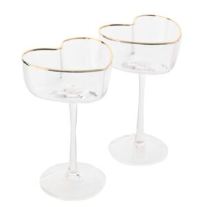 Martinis pohárkészlet - 2 db. Kiváló választás esküvőre, eljegyzésre, születésnapra vagy a szerelmének meglepetésként.