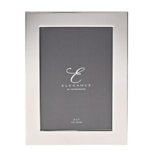 Képkeret Elegance - 13x18.  Egy rendkívül elegáns, széles szegélyű képkeret, amely ragyogó, tükörfényes ezüstözött  bevonatot kapott.