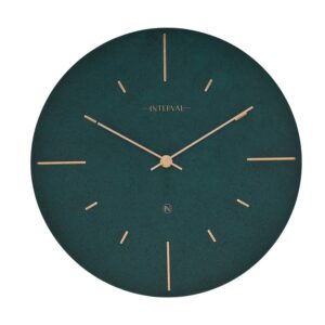 Falióra - smaragdzöld, arany. Ez a falióra smaragd- és arany színben 30 cm átmérőjű, és ötvözi a fényűző esztétikát a funkcionális kialakítással.